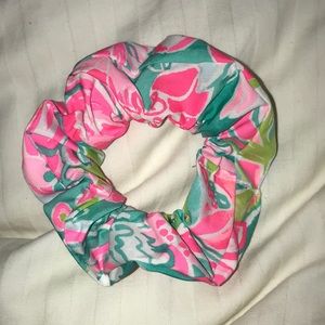 Lilly Pulitzer handmade hair scrunchie